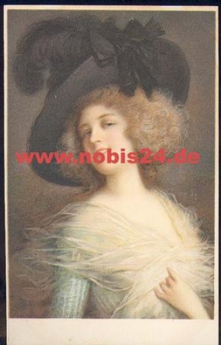 Woman with hat artist card M. Munk Vienna No. 1105 * approx. 1920