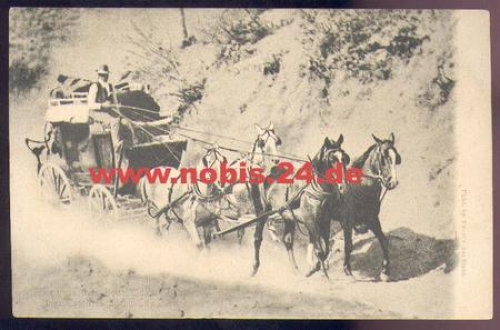Idaho Stage Coach to Idaho City  ca. 1900