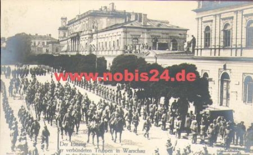 Warsaw Entry of the allied German troops with Prince Leopold of Bavaria * approx. 1916