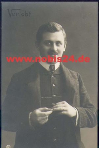 In love - engaged - married - divorced Series of 4 *approx. 1910