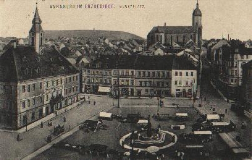 09456 Annaberg Marktplatz o 31.8.1915