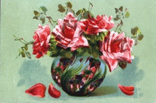 Roses in a vase o 24.6.1919