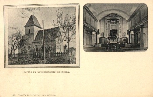 04523 Pegau Kirche zu Grossstorkwitz * ca. 1900