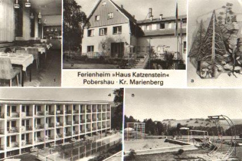 09496 Pobershau ​​​​​​​Ferienheim Haus Katzenstein o 3.10.1989