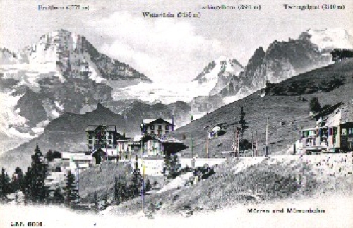 Murren und Murrenbahn * ca. 1910