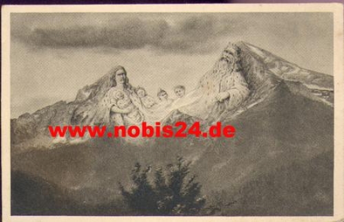 Watzmann with faces, gebr. circa 1930