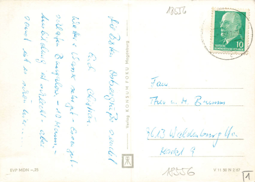 18556 Breege Ruegen Handwerker Urlaubersiedlung o um 1960