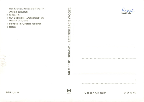 18556 Breege Ruegen Mehrbildkarte *1981