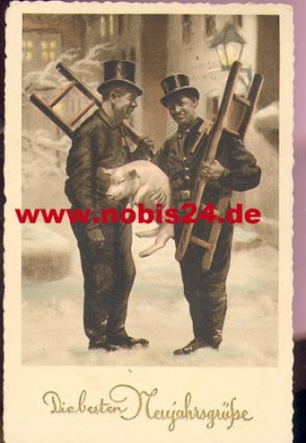 Chimney sweep with pig o December 30, 1936