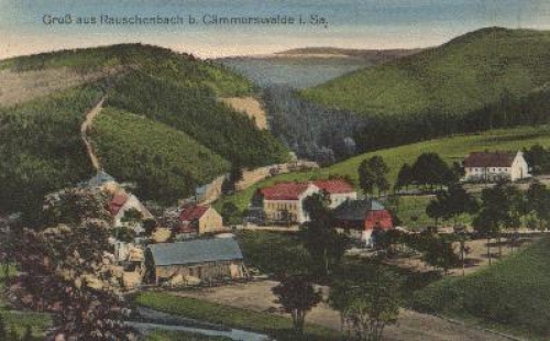 09544 Rauschenbach bei Cammerswalde gebr. 1918