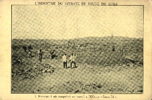 Chile Oficina Santa Fe Abbau von Nitraten *ca. 1920