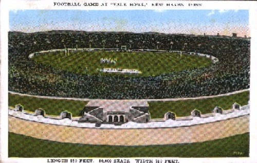 New Haven Football Game at Yale Bowl Stadion *ca. 1930