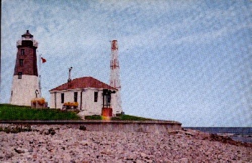 Rhode Island Narraganset Rhode Island Lighthouse  *ca. 1950