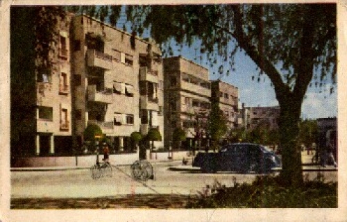 Israel, Tel-Aviv, Residential Quarters gebr. ca. 1940