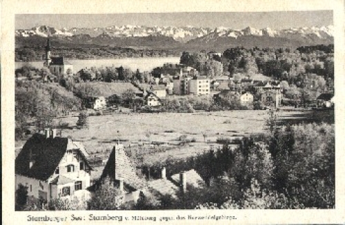 82319 Starnberg Starnberger See vom Mühlberg gegen Karwendel * 16.4.1924