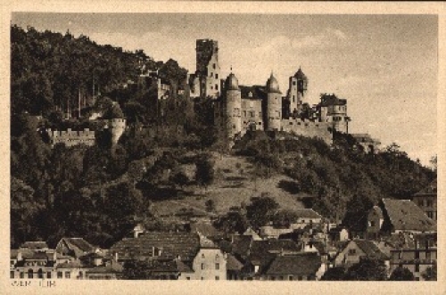 97877 Wertheim, Schloßruine * ca. 1920