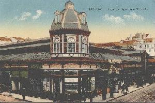 Lisoa Lisabon Praca da Figueira e Torriao * ca. 1920
