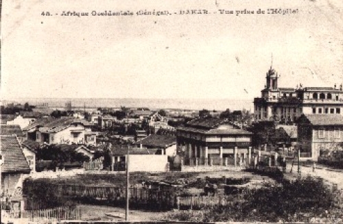 Senegal Dakar Vue prise de Hopital  *ca. 1910