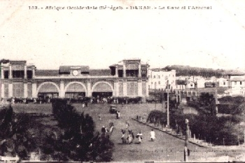 Senegal Dakar La Gare e Arsenal railway station and storage facilities *approx. 1910