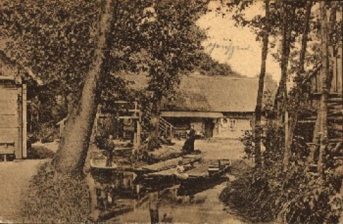 03222 Lehde im Spreewald Malerisches Flies beim Fröhlichen Hecht o 7.5.1935