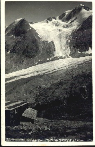 Sammoarhütte mit Mutmalspitze * ca. 1930