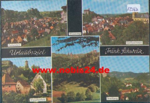 91278 Franconian Switzerland, Pottenstein Wiesenttal Goessweinstein Waischenfeld *approx. 1970