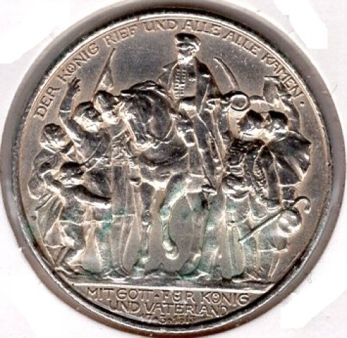2 Mark Prussia 1913 Centenary of the Wars of Liberation