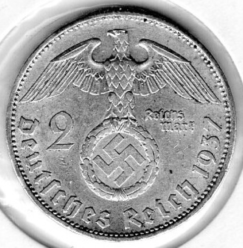 2 Reichsmark 1937 A Hindenburg