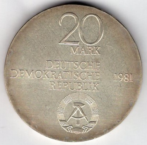 20 Mark DDR 1981 Freiherr vom Stein