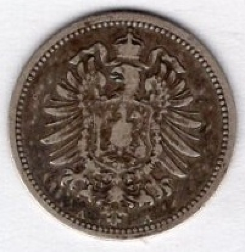 20 Pfennig 1874 A Imperial Silver Coin