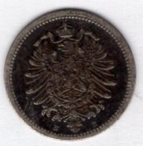 20 Pfennig 1874 A Imperial Silver Coin