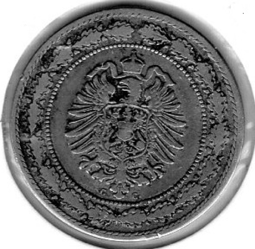 20 Pfennig 1887 G German Empire