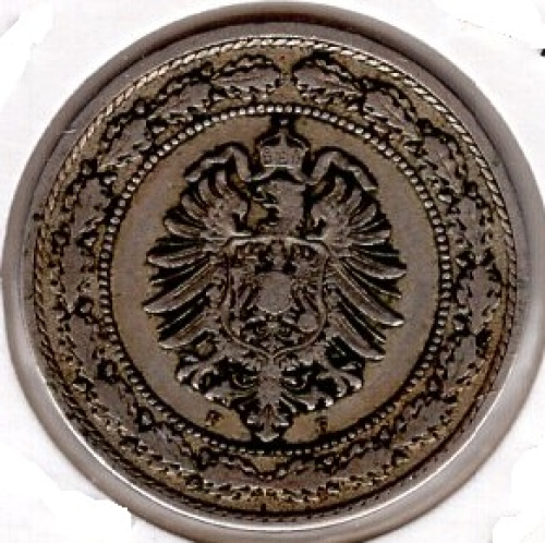 20 Pfennig 1887 J German Empire