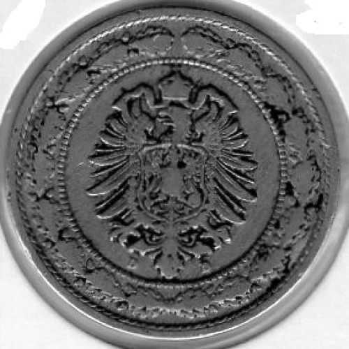 20 Pfennig 1887 J German Empire