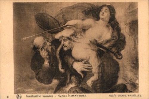 Sorcery Woman with Magic Wand * ca. 1920