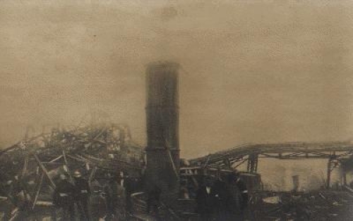 Feuerwehr, Echtfoto, gebr. ca. 1920