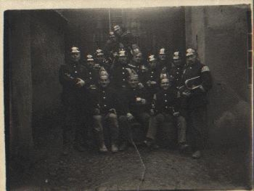 Feuerwehr, Gruppenfoto, gebr. ca. 1920