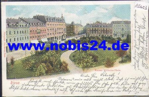 Riesa Kaiser Wilhelm-Platz  o 24.7.1900
