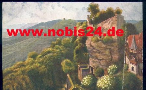Vogesen Serie I Blatt 1 Hochbarr Künstlerkarte H. Hoffmann *ca. 1910