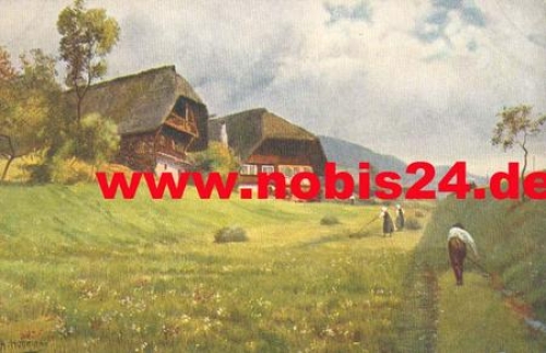 Black Forest Series II sheet 2 Black Forest Railway artist card H. Hoffmann * approx. 1910