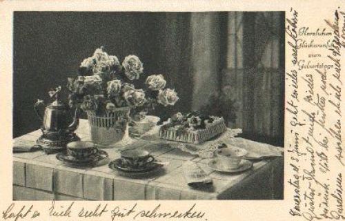 Kaffeetafel Porzellan o ca. 1935