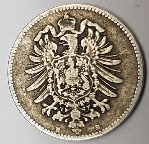 1 Mark 1874 B condition