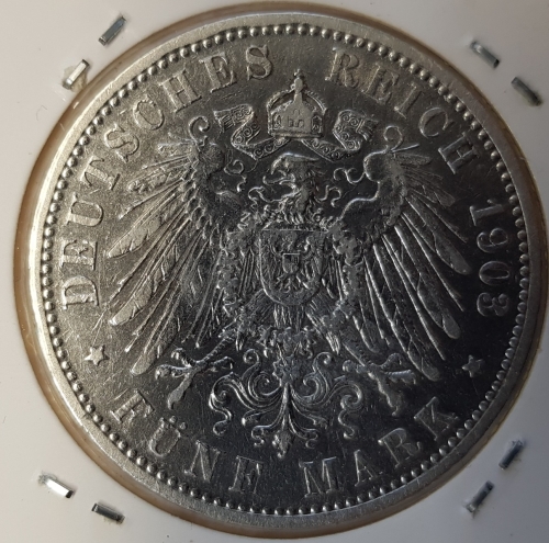 5 Mark Bayern 1903 Otto