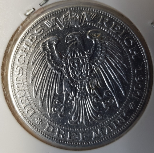 3 Mark Preussen 1911