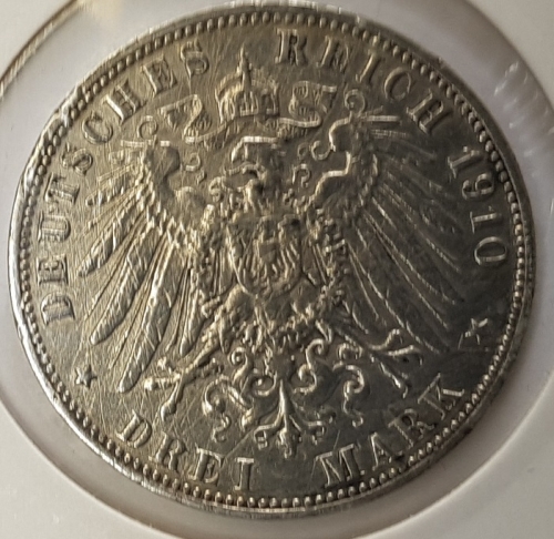 3 Mark Hamburg 1910