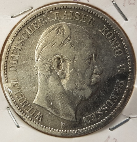 5 Mark PREUSSEN  1875 B