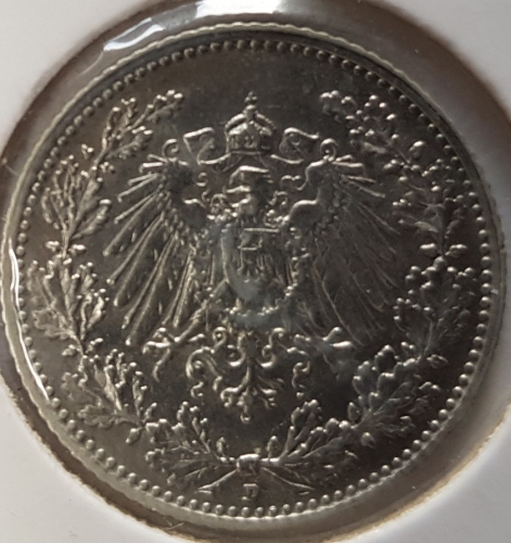 1/2 Mark 1905 D