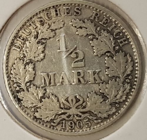 1/2 Mark 1905 G
