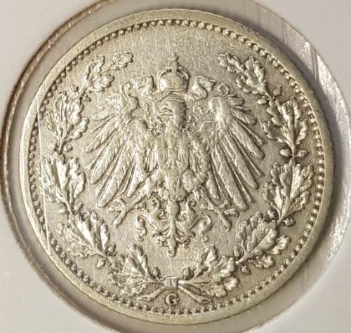 1/2 Mark 1905 G