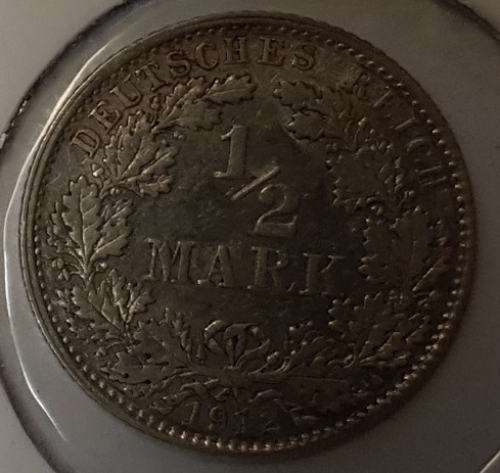 1/2 Mark 1912 D